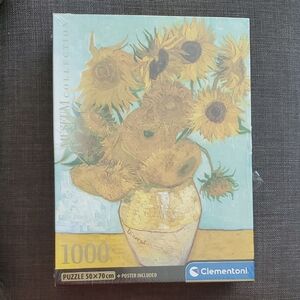 VINCENT VAN GOGH "SUNFLOWERS" - MUSEUM COLLECTION 1000-PIECE PUZZLE